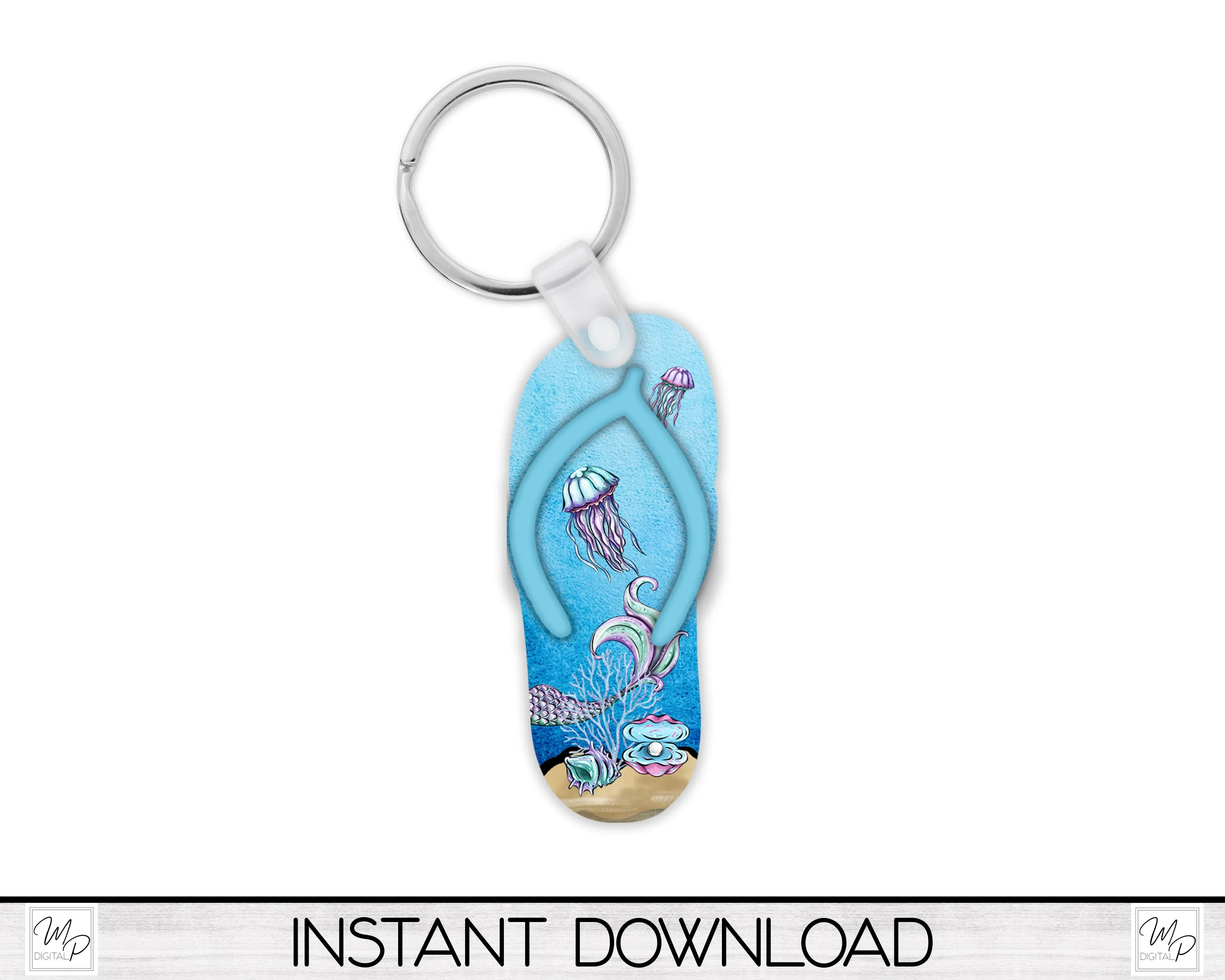 Flip Flop Earrings Bundle Sublimation PNG Design, Digital Download for Sublimation