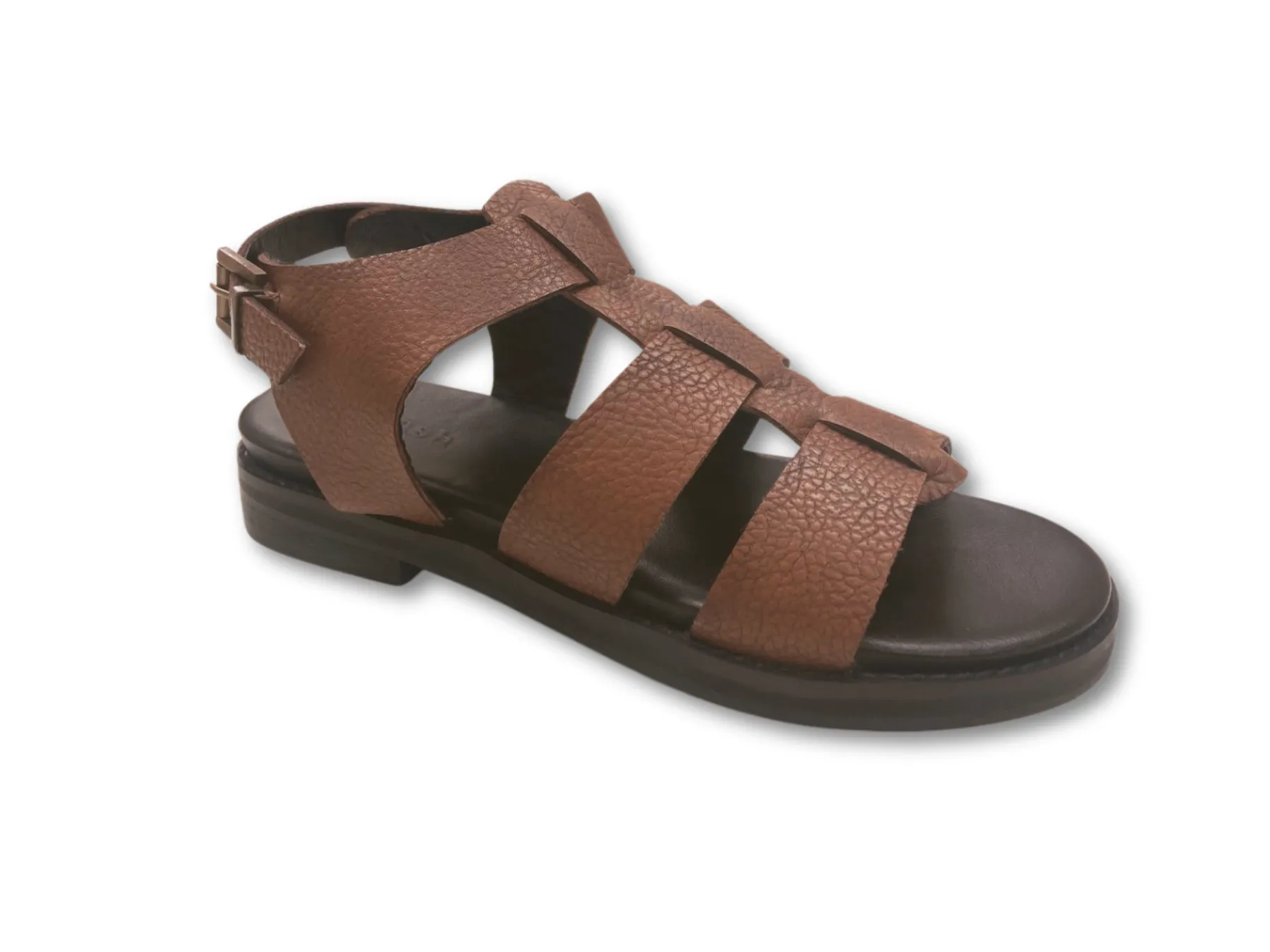 Vera combat platform sandal Brown