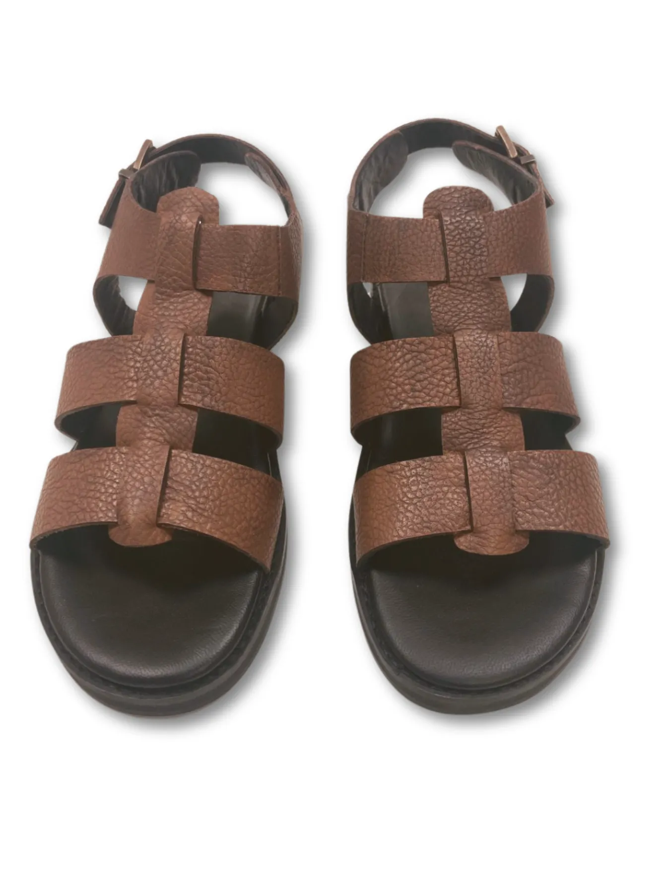 Vera combat platform sandal Brown
