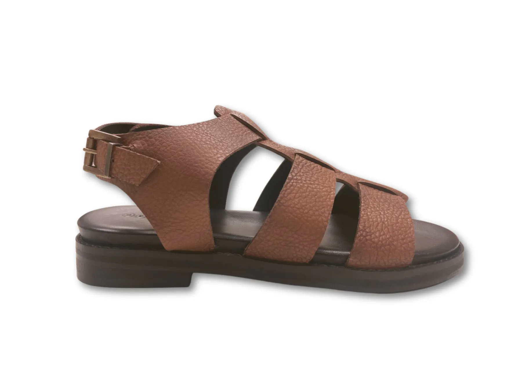 Vera combat platform sandal Brown
