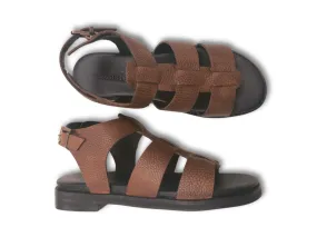 Vera combat platform sandal Brown